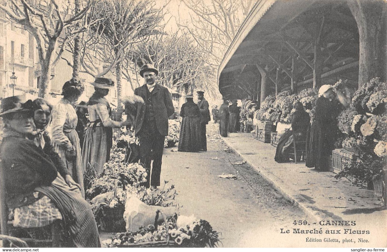 CPA 06 CANNES / LE MARCHE AUX FLEURS - Cannes