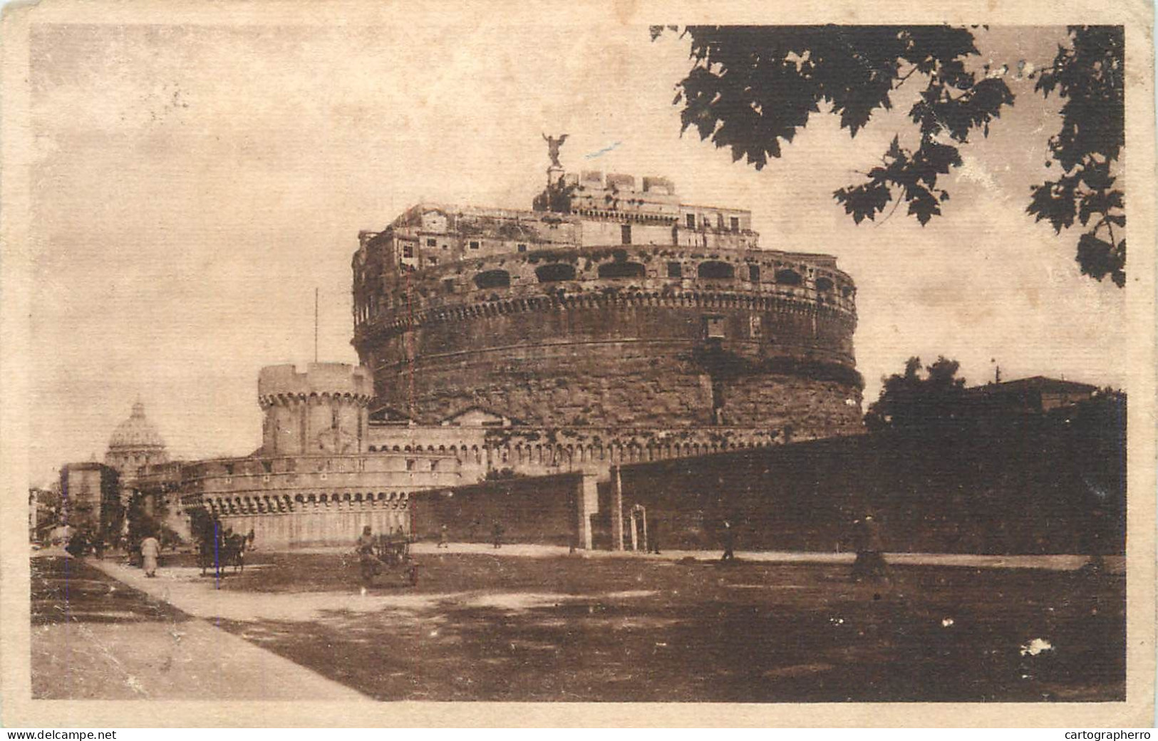 Italy Rome Castel Sant'Angelo 1921 - Castel Sant'Angelo