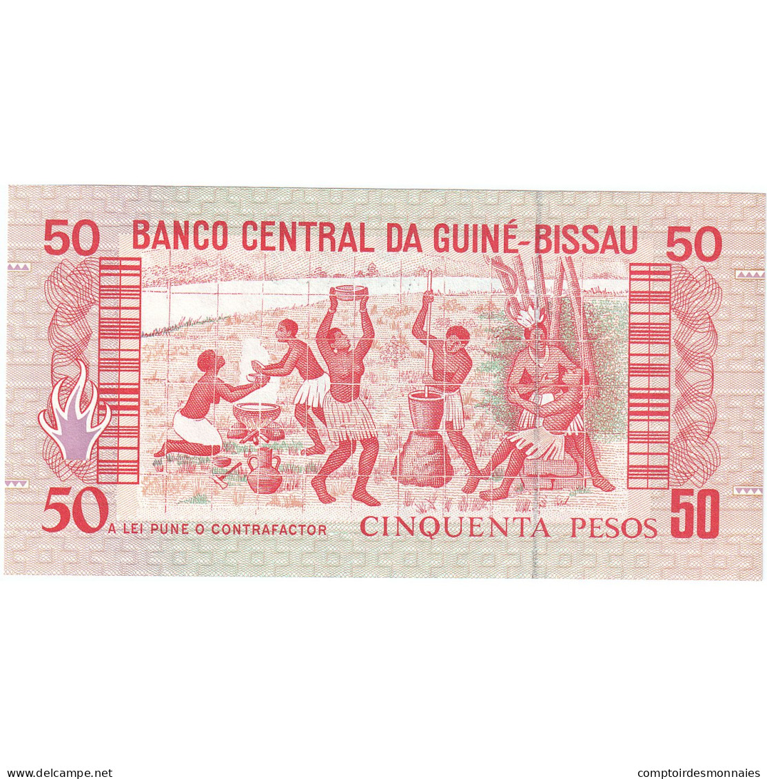 Guinée-Bissau, 50 Pesos, 1990-03-01, KM:10, NEUF - Guinea-Bissau