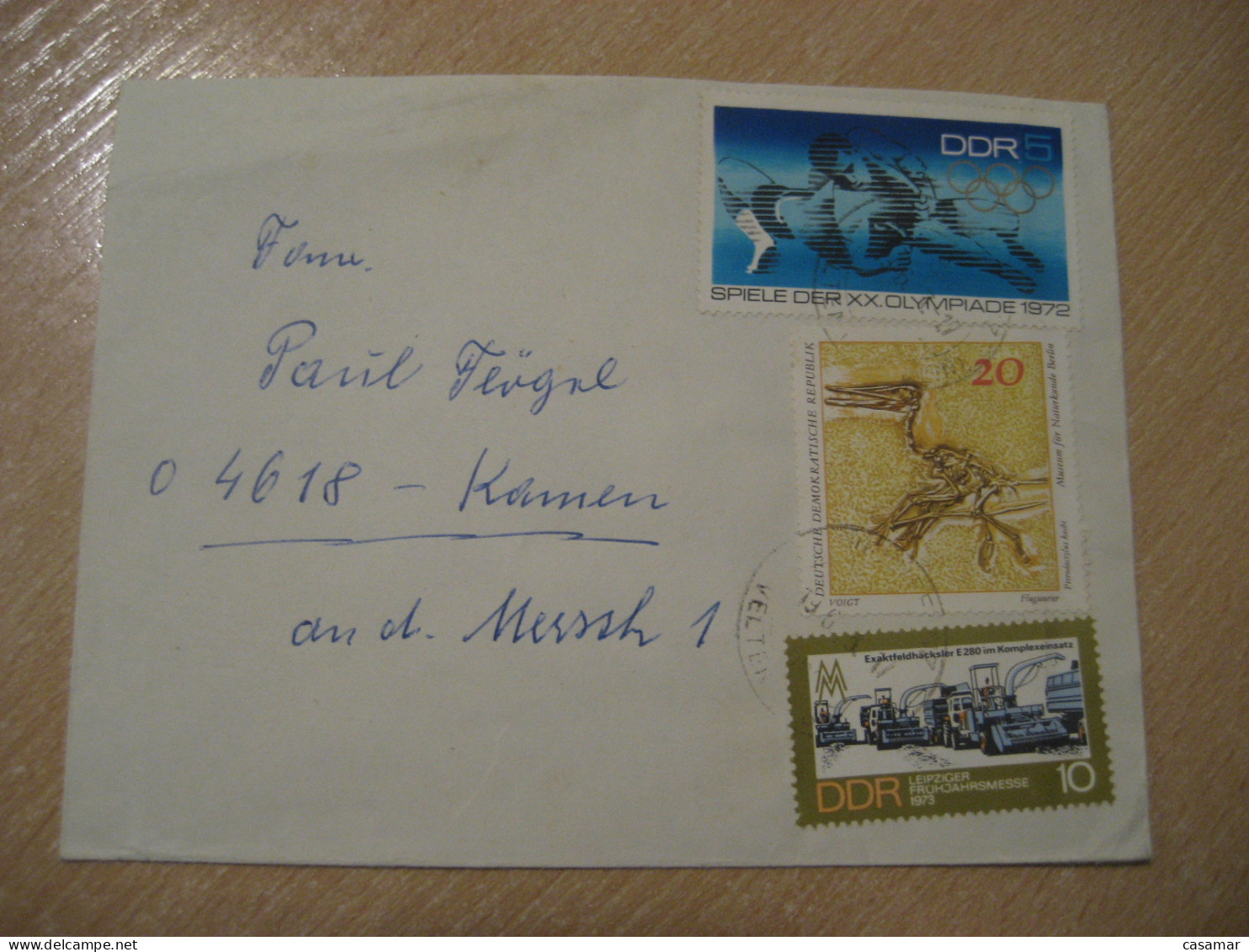 1975 To Komen Flugsaurier Prehistoric Cancel Cover DDR GERMANY Fossil Fossils Animals Fossiles Geology Geologie - Fossili