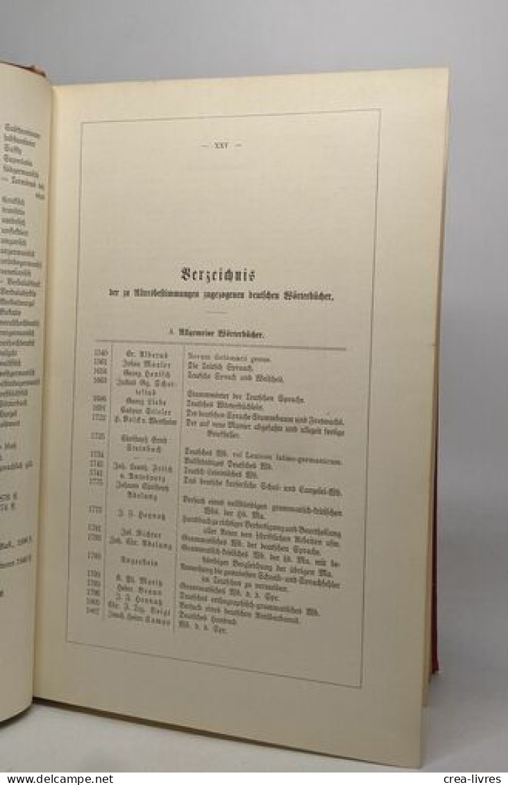 Etymologisches Wörterbuch Der Deutschen Sprache - Dictionnaires