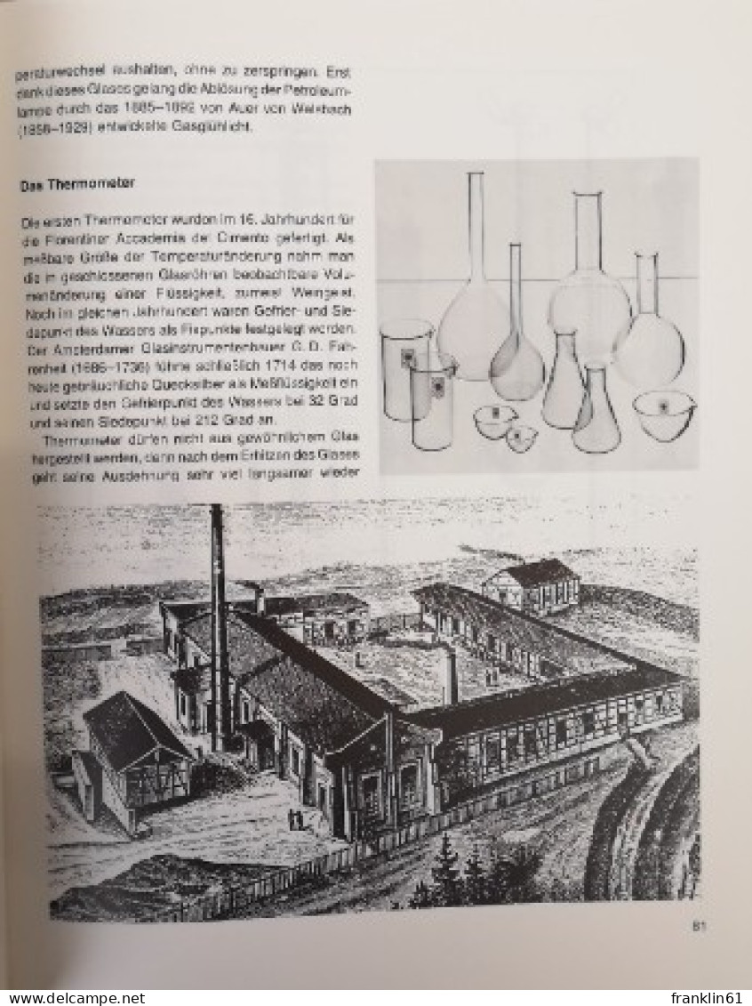 Glasherstellung. Produkte. Technik. Organisation. Deutsches Museum.