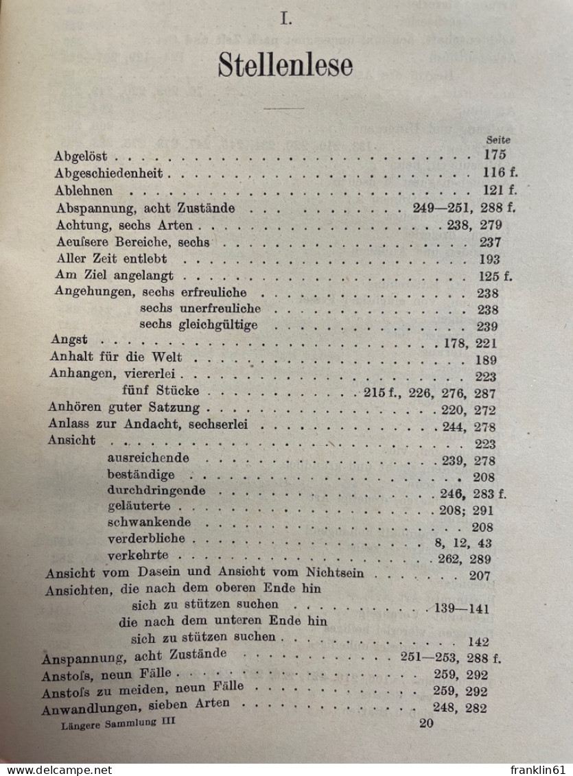 Die Reden Gotamo Buddho's aus der längeren Sammlung Dihanikayo des Pali-Kanons.; Band 3