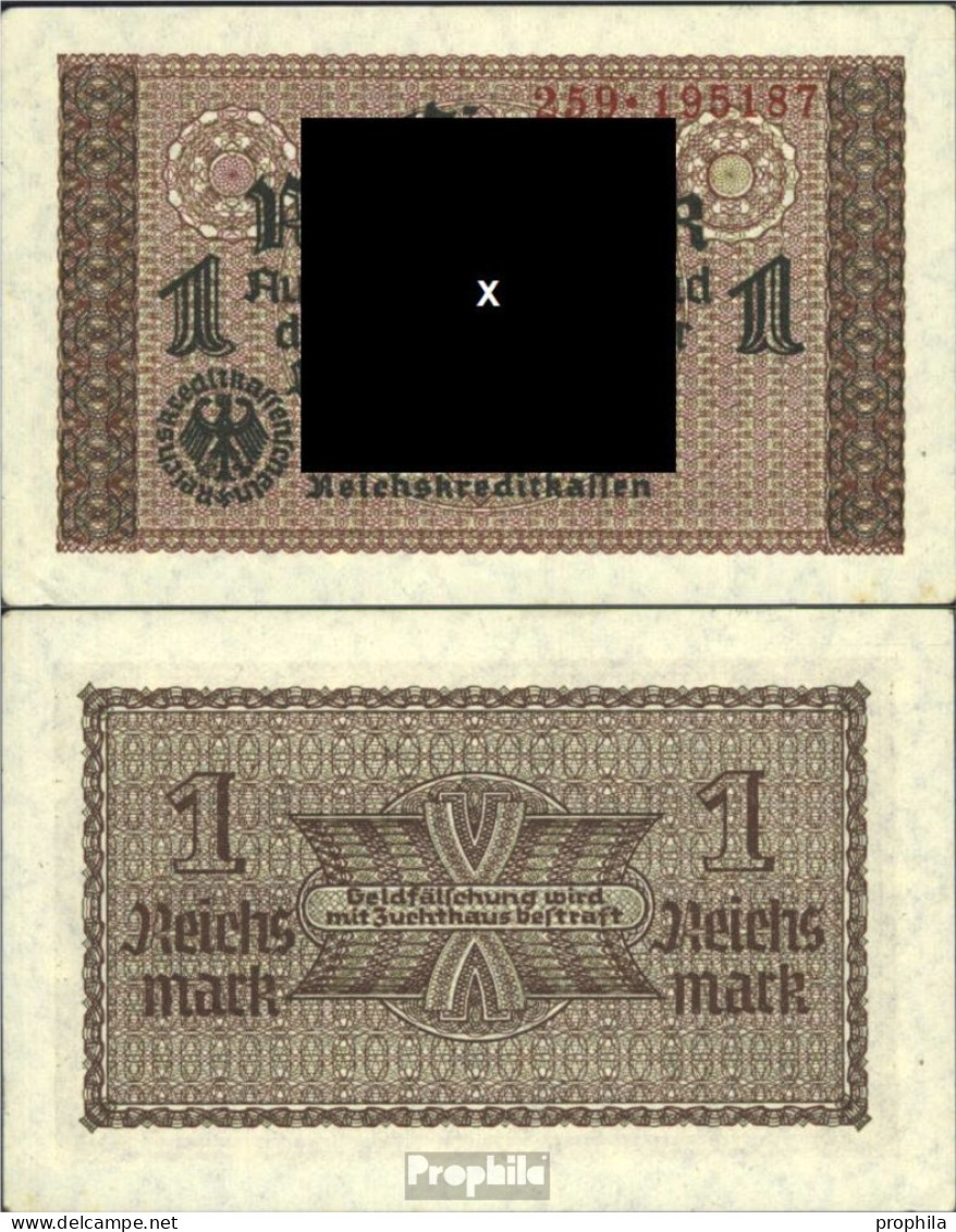 Dt. Besetzung Im 2. Weltkrieg Rosenbg: 551a, Mit Prägestempel Serie: 1-480 Gebraucht (III) 1940 1 Reichsmark - Tweede Wereldoorlog