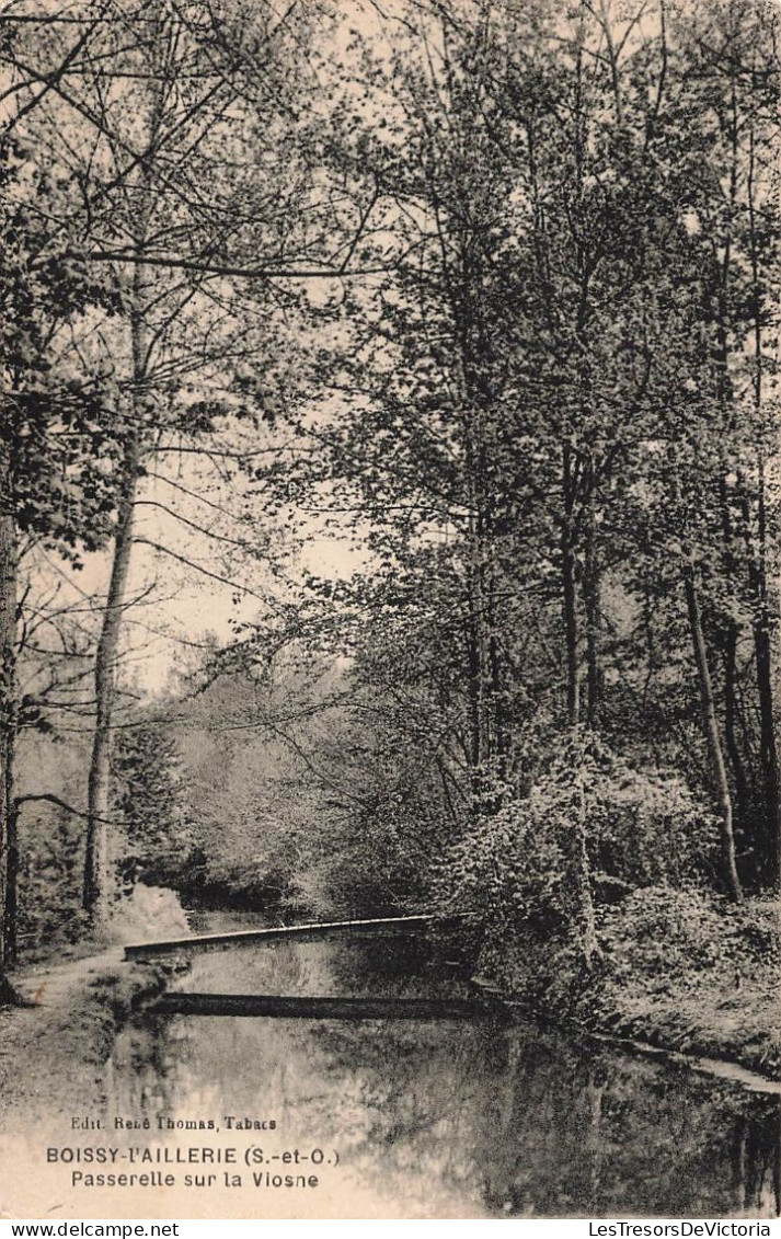 FRANCE - Boissy L'Aillerie - Vue Sur Une Passerelle Sur La Viosne - Carte Postale Ancienne - Boissy-l'Aillerie