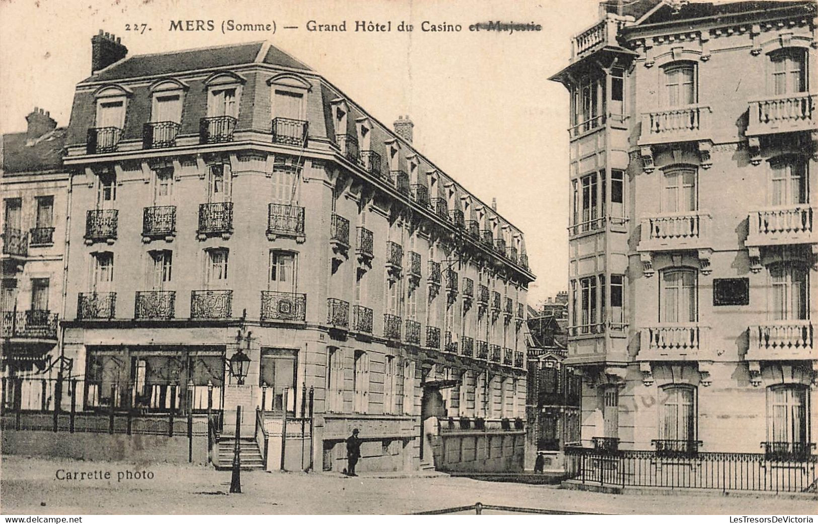 FRANCE - Mers - Vue Générale Du Grand Hôtel Du Casino - Carte Postale Ancienne - Mers Les Bains