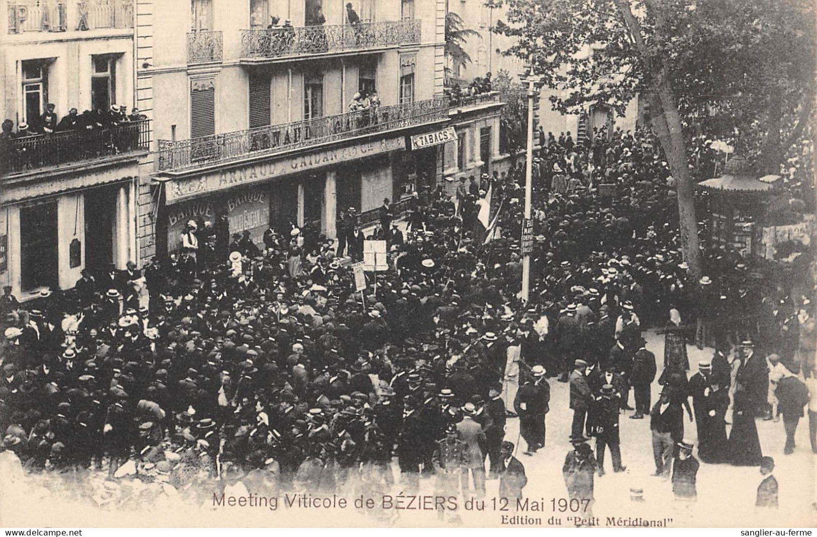 CPA 34 BEZIERS / MEETING VITICOLE DU 12 MAI 1907 - Beziers