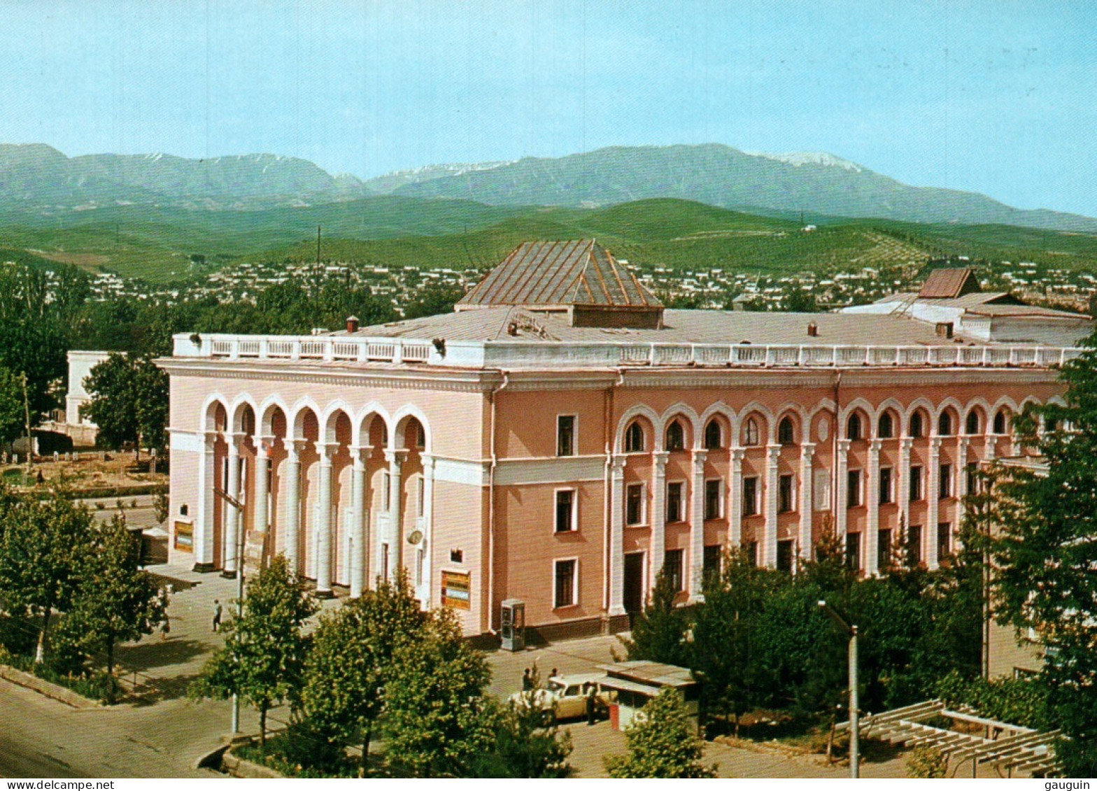 CPM - DOUCHANBÉ - Théâtre Dramatique  ... Edition Cie Aérienne Aeroflot - Tadjikistan