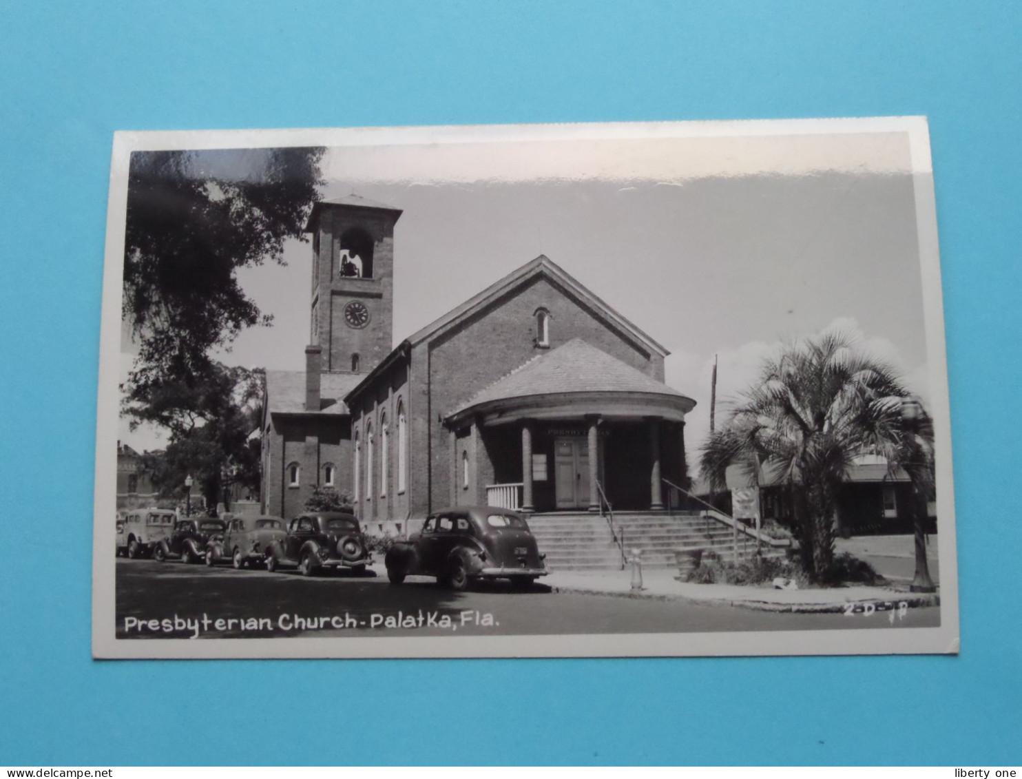 PRESBYTERIAN CHURCH - PALATKA Florida > U.S.A. ( See SCANS ) Photo Post Card (2-D-78) +/- 1950 ! - América
