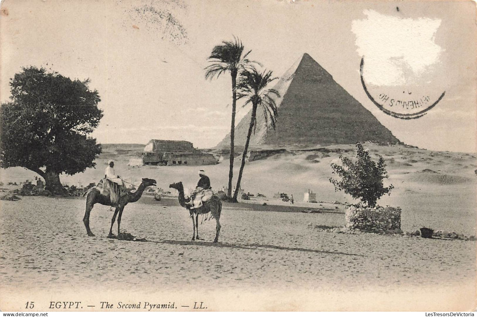 EGYPTE - Vue Sur La Seconde Pyramide - LL - Carte Postale Ancienne - Piramidi