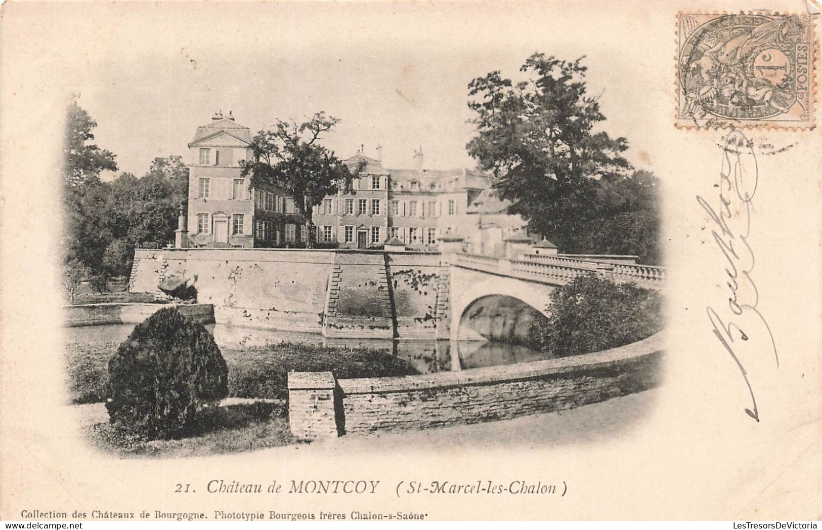 FRANCE - Saint Marcelin Les Chalon - Château Du Montcoy - Carte Postale Ancienne - Autres & Non Classés