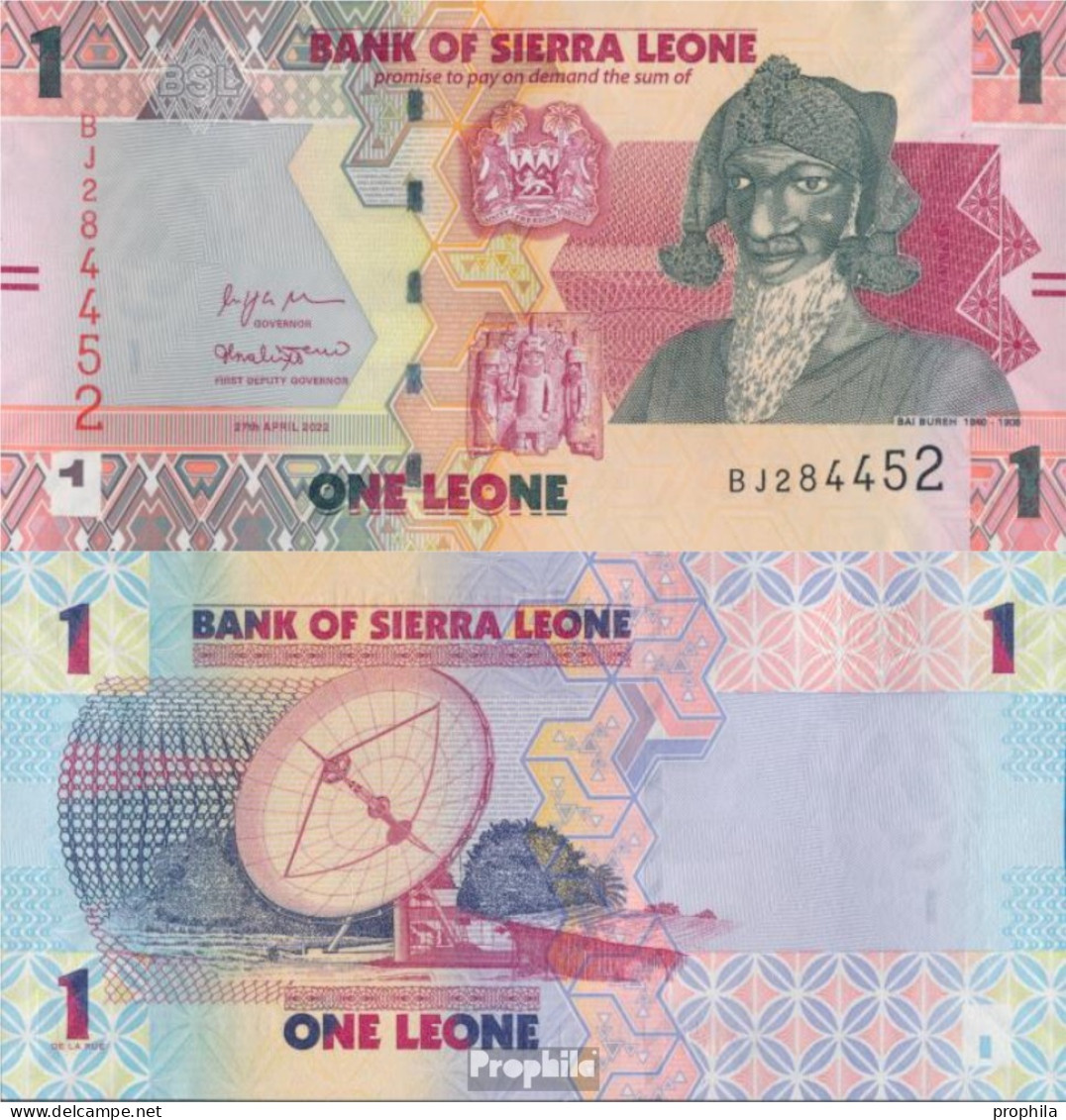 Sierra Leone Pick-Nr: W34 (2022) Bankfrisch 2022 1 Leone - Sierra Leone