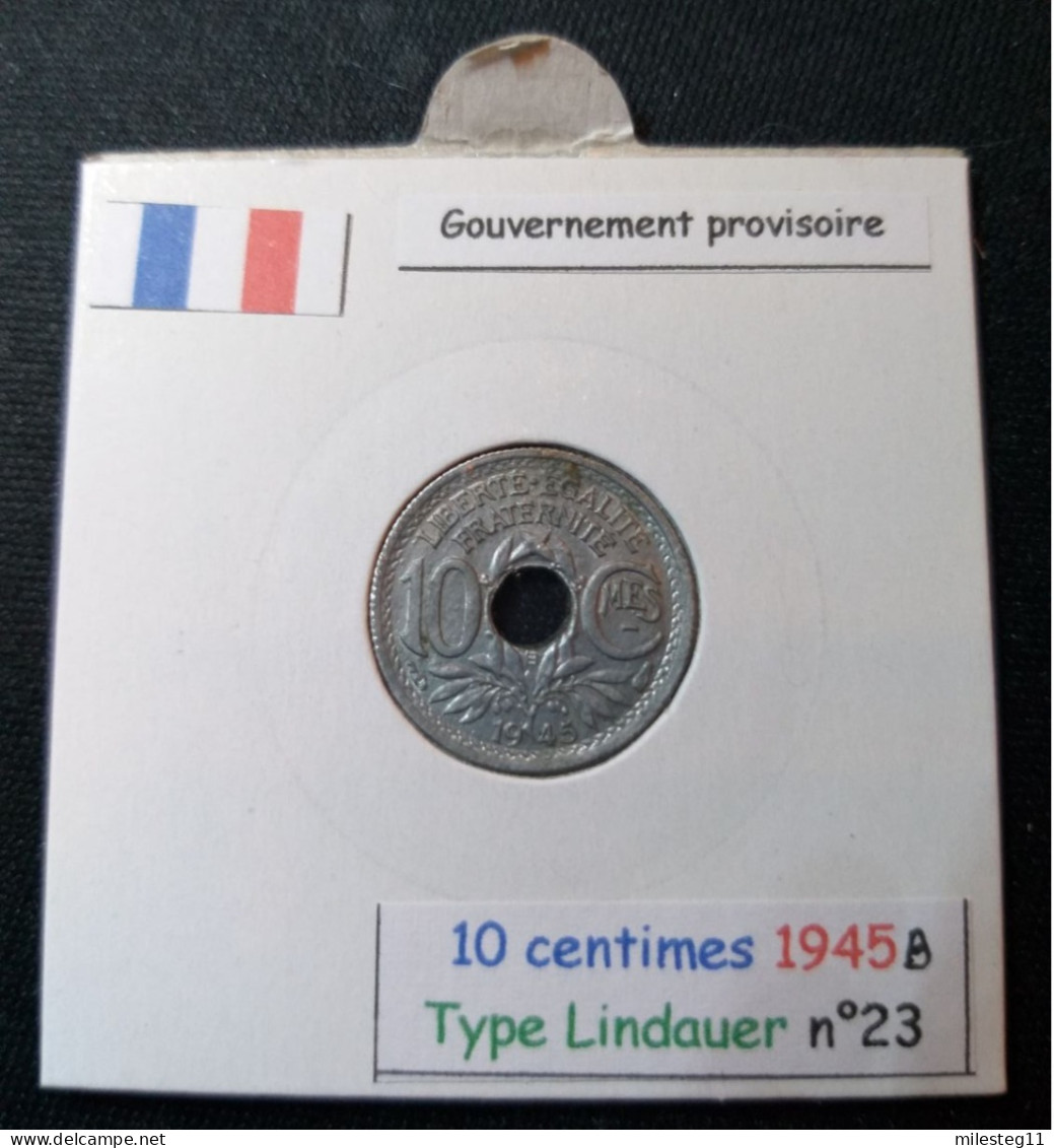 France 1945B 10 Centimes Type Lindauer (réf Gadoury N°292) - 10 Centimes