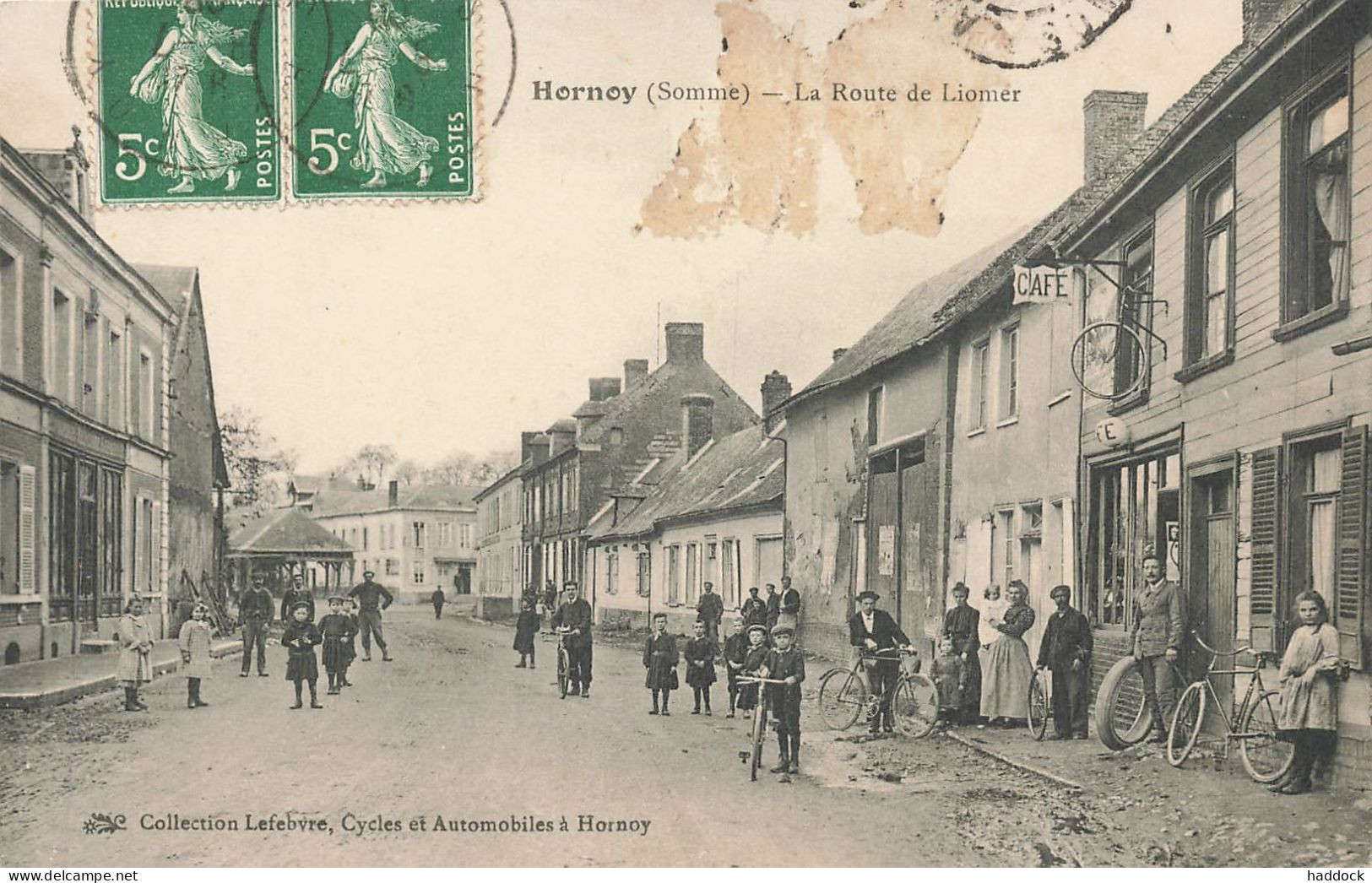 HORNOY : LA ROUTE DE LIOMER - Hornoy Le Bourg
