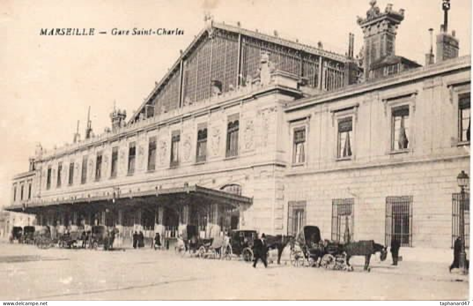 . 13 . MARSEILLE . Gare Saint-Chales . Attelages . - Estación, Belle De Mai, Plombières