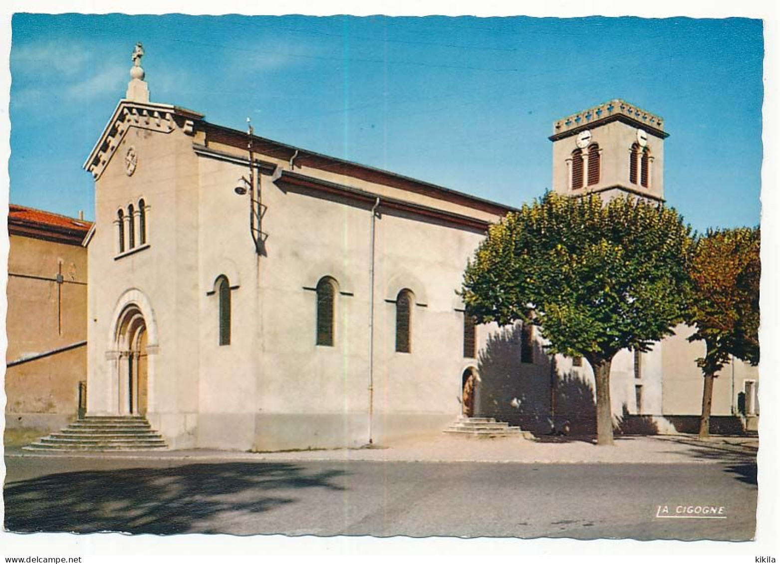 CPSM Dentelée 10.5 X 15 Isère (aujourd'hui Rhône)  SAINT PRIEST L'Eglise - Saint Priest