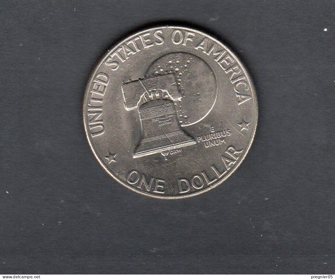 USA - Pièce 1 Dollar Eisenhower 1976D  SUP/XF KM.206 - 1971-1978: Eisenhower