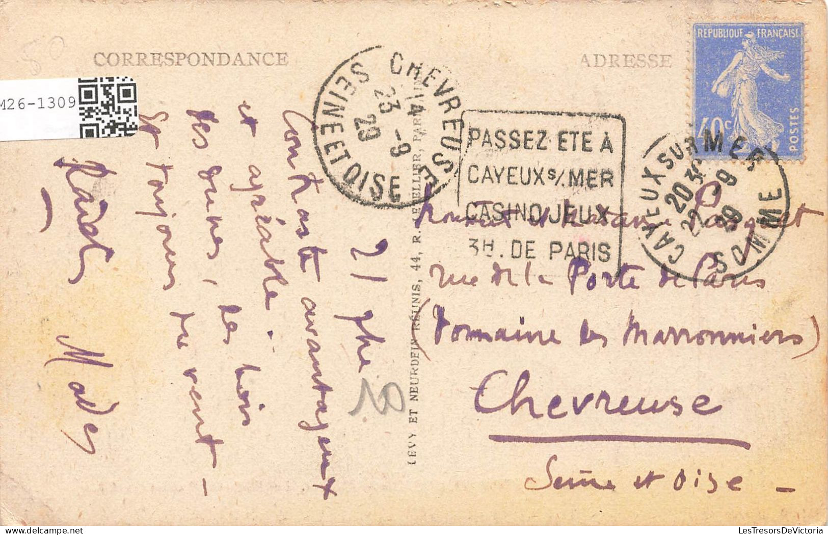 FRANCE - Cayeux - Brighton Français - La Forêt De Sapins - LL - Carte Postale Ancienne - Cayeux Sur Mer