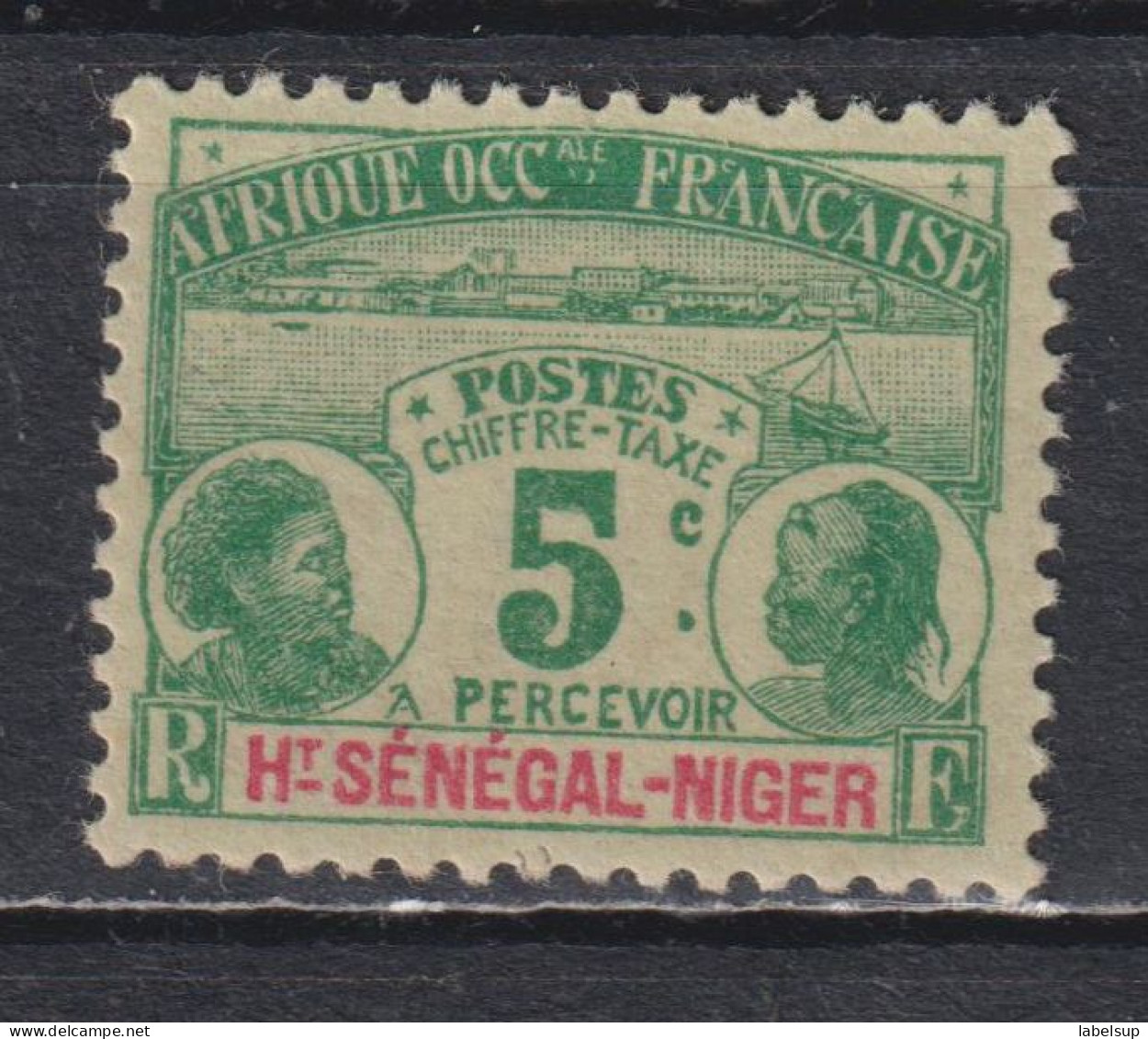 Timbre Taxe Neuf** Du Haut Sénégal Et Niger De 1906  N° T1 MNH - Nuovi