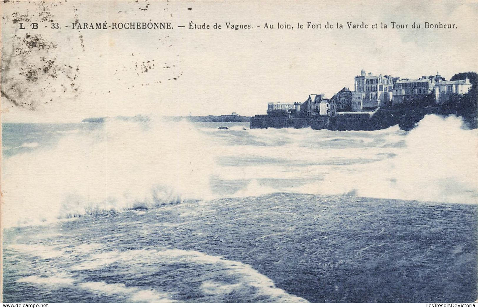 FRANCE - Parame Rochebonne - Etude De Vagues - Le Fort De La Varde Et La Tour Du Bonheur - Carte Postale Ancienne - Parame