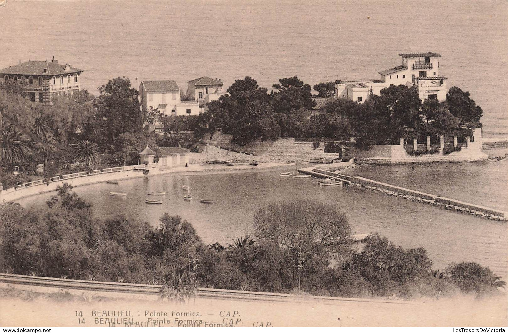 FRANCE - Beaulieu - Vue De La Pointe Formica - CAP - Carte Postale Ancienne - Beaulieu-sur-Mer
