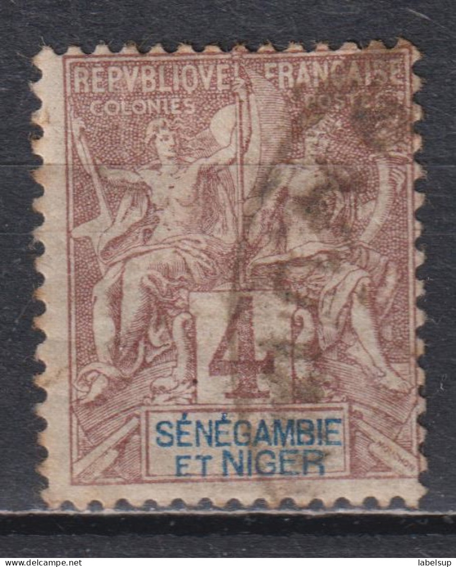Timbre Oblitéré De Sénégambie Et Niger De 1903  N° 3 - Gebraucht