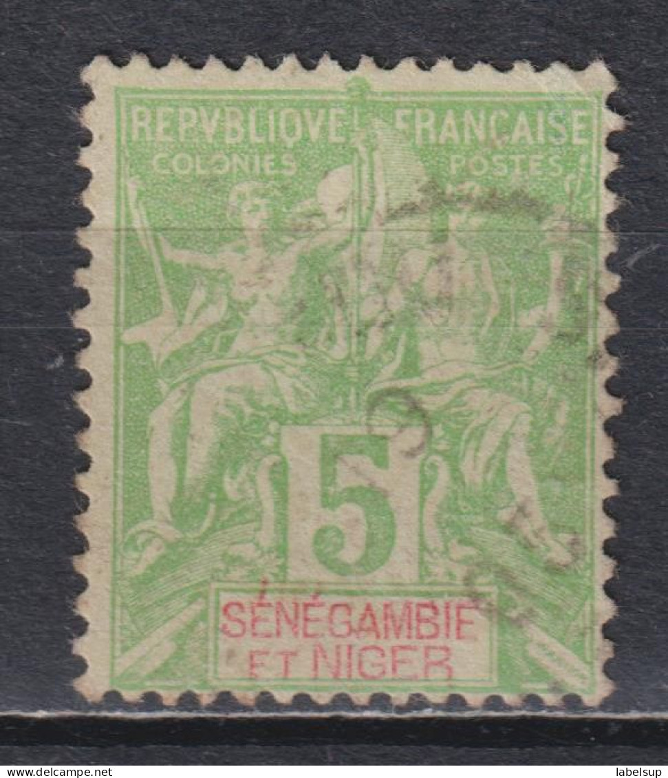 Timbre Oblitéré De Sénégambie Et Niger De 1903  N° 4 - Gebruikt