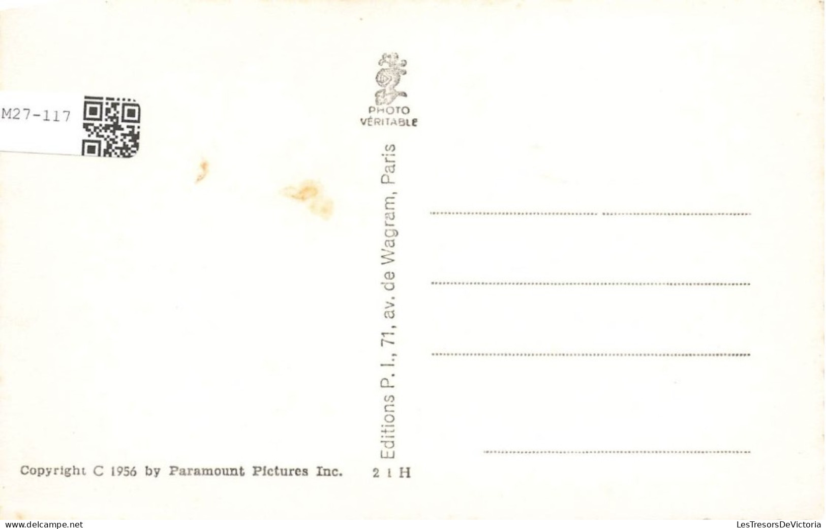 CELEBRITE - Anthony Perkins - Acteur Américains - Pamarount - Carte Postale - Altri & Non Classificati