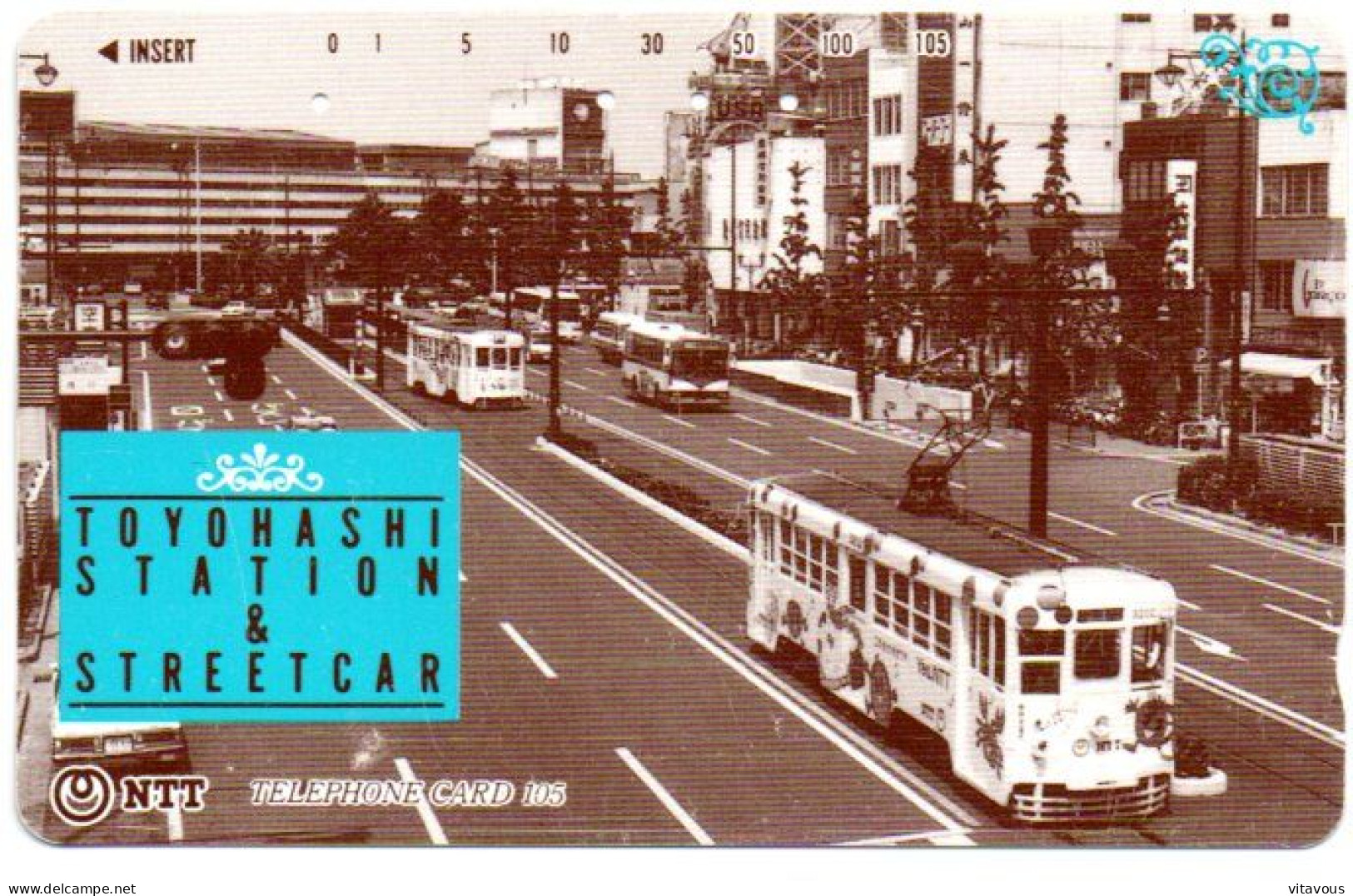 Bus Car Tramway Auto Télécarte Japon Card (F 163) - Auto's