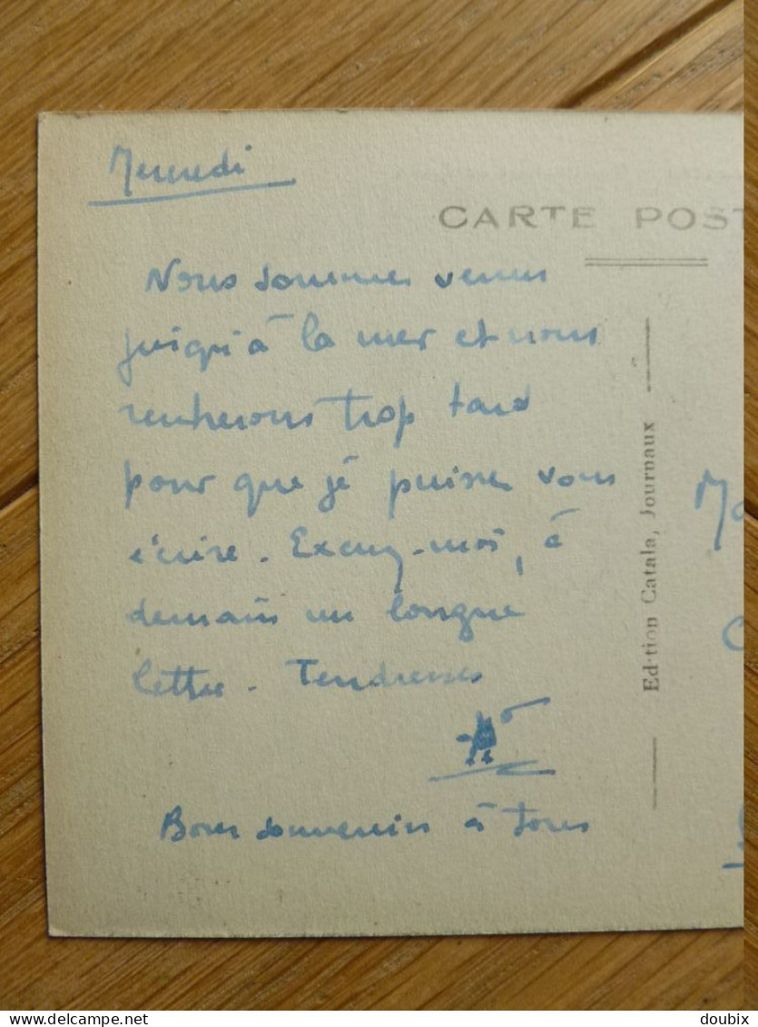 Roger DESORMIERE (1898-1963) CHEF ORCHESTRE. Ecole ARCUEIL. Erik Satie. AUTOGRAPH - Personaggi Storici