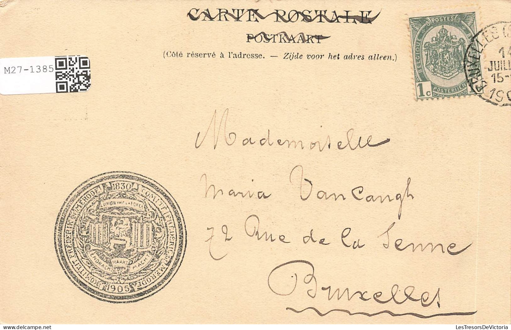 FAMILLES ROYALES - Tombeau De Frédéric De Mérode - Carte Postale Ancienne - Königshäuser