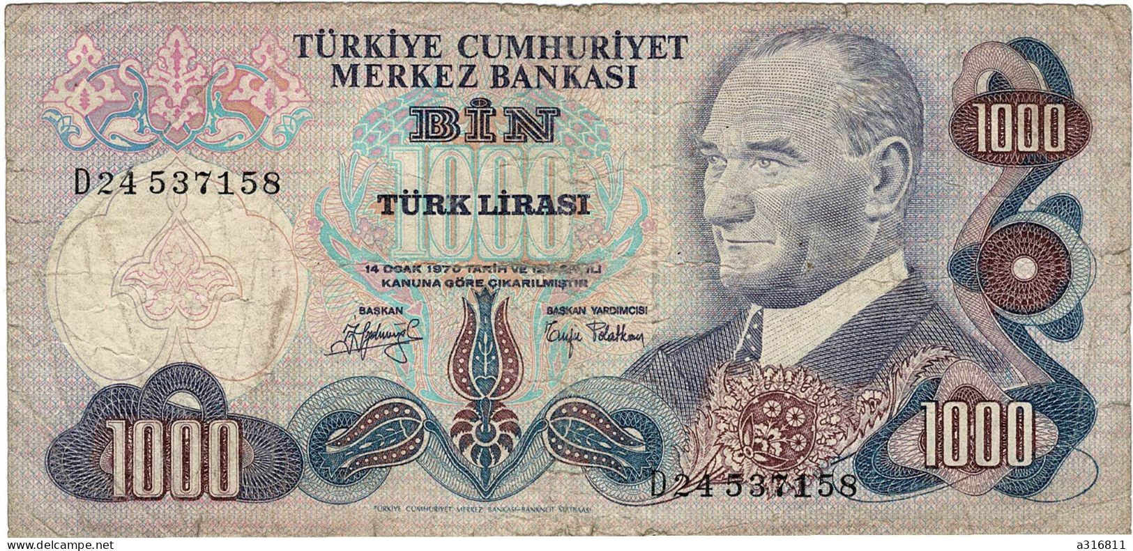 Billet TURKIYE 1000 - Turquie