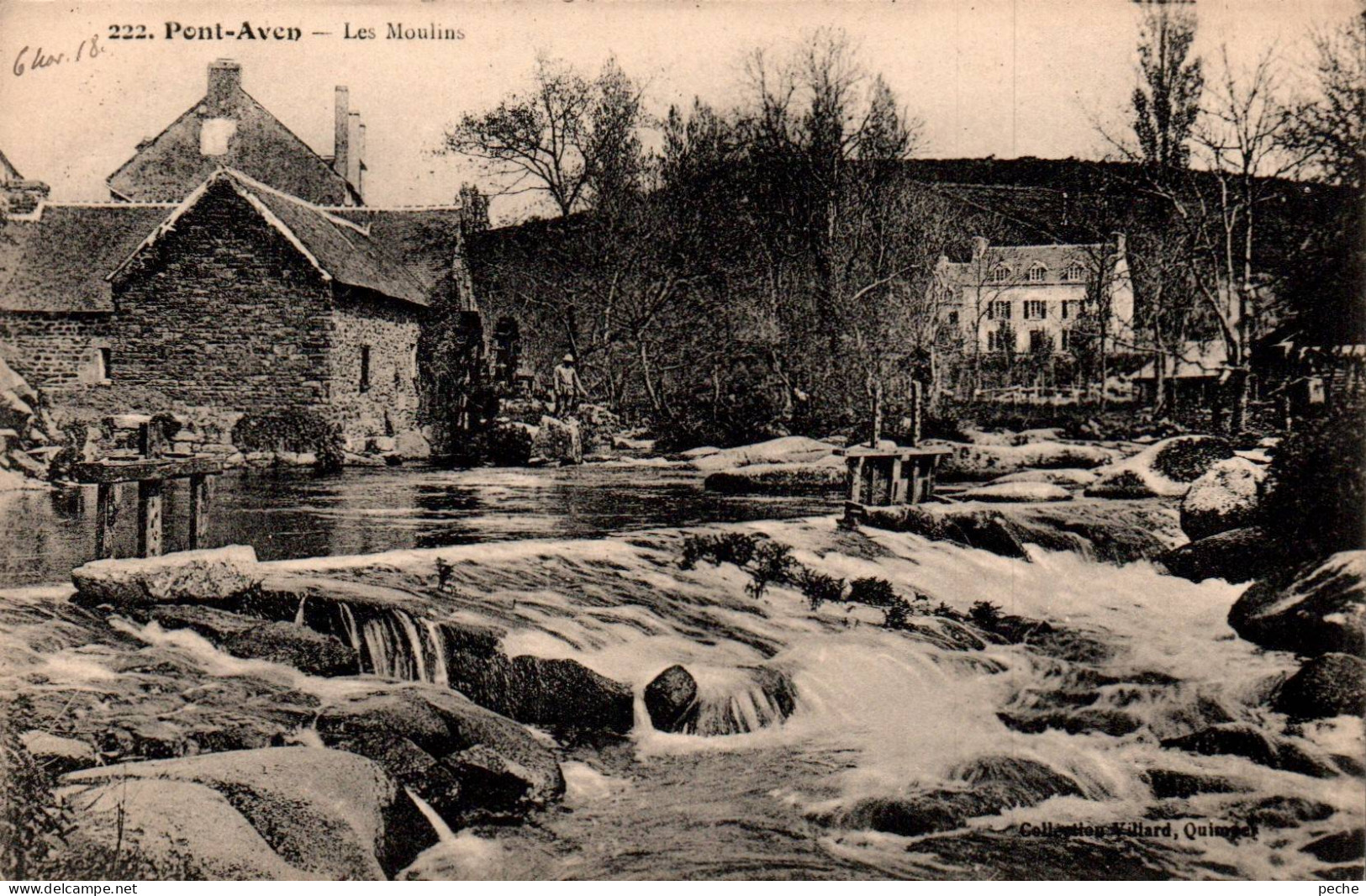 N°119821 -cpa Pont Aven -les Moulins- - Moulins à Eau