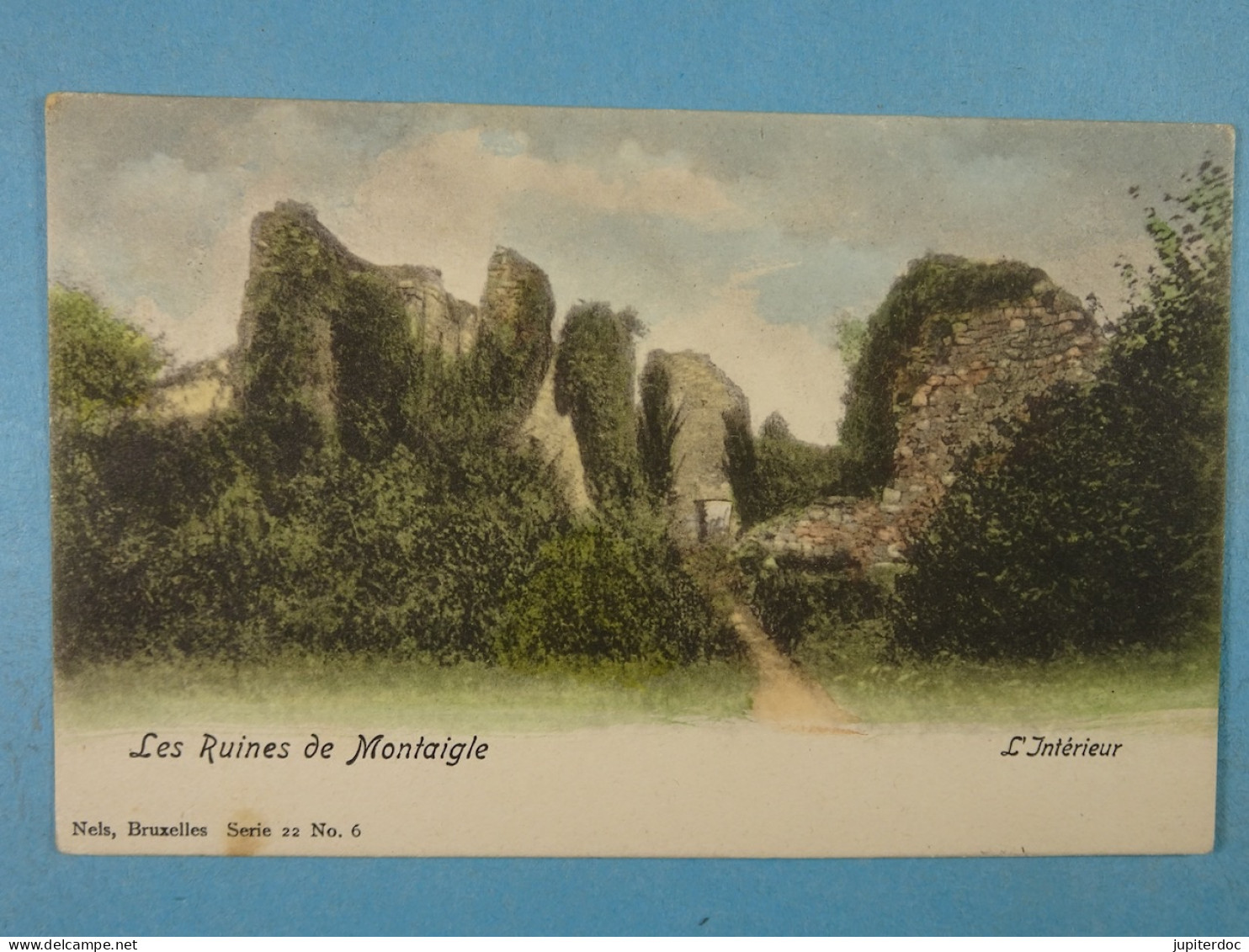 Les Ruines De Montaigle L'Intérieur (colorisée) - Onhaye