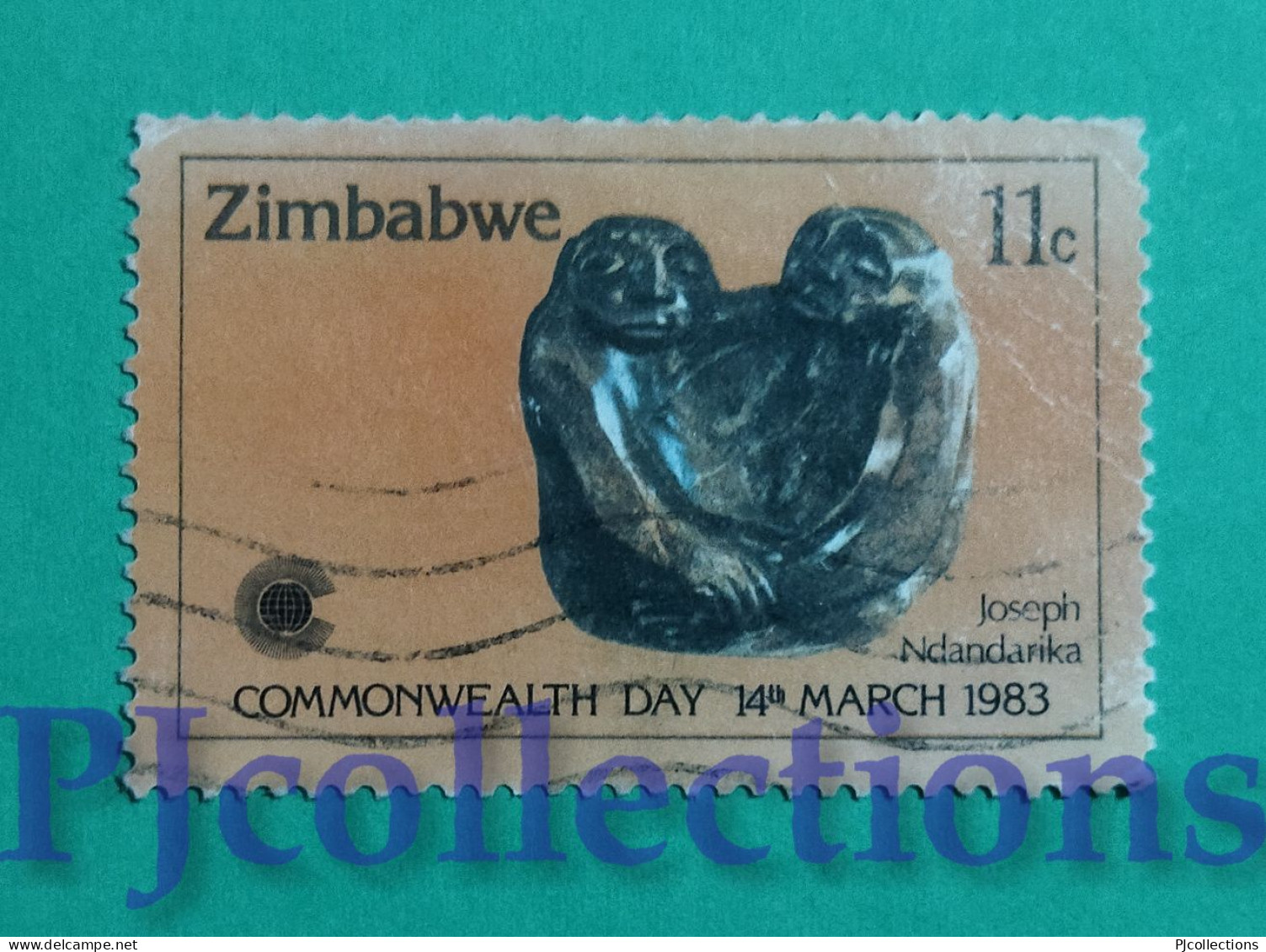 S817- ZIMBABWE 1983 COMMONWEALTH DAY 11c USATO - USED - Zimbabwe (1980-...)