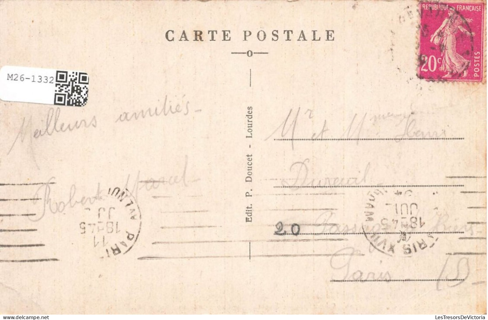 FRANCE - Gavarnie - Une Caravane En Retour Du Cirque - P.D - Carte Postale Ancienne - Gavarnie