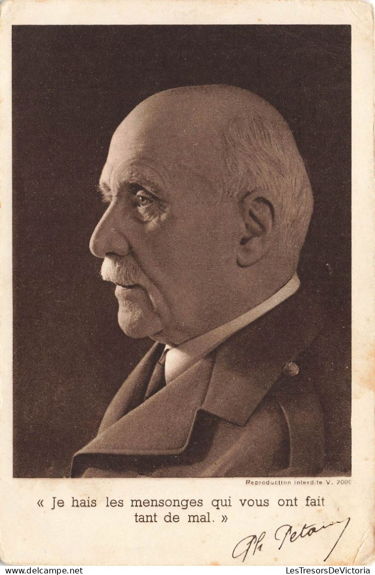 MILITARIA - Personnage - Henri Philippe Pétain - Carte Postale Ancienne - Personen