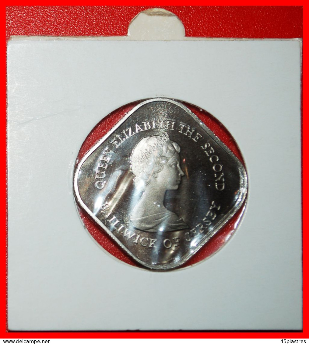 * BATTLE 1781: JERSEY  1 POUND 1981 PROOF! UNCOMMON TYPE! IN HOLDER! ELIZABETH II (1953-2022)· LOW START ·  NO RESERVE! - Jersey