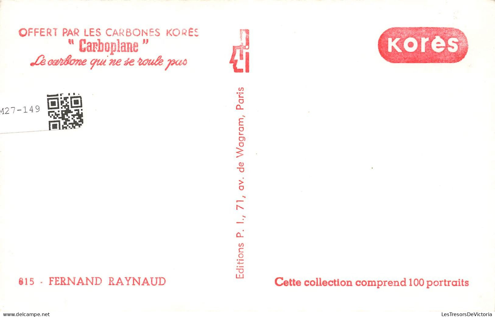 CELEBRITE - Fernand Raynaud - Artiste Et Comique - Carte Postale - Autres & Non Classés