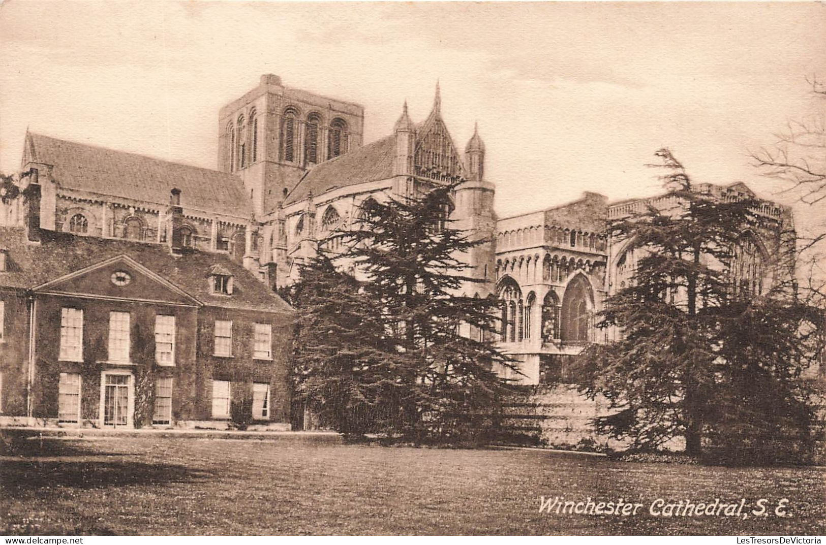 ROYAUME UNI - Vue Générale De La Cathédrale De Winchester - S.E - Carte Postale Ancienne - Winchester