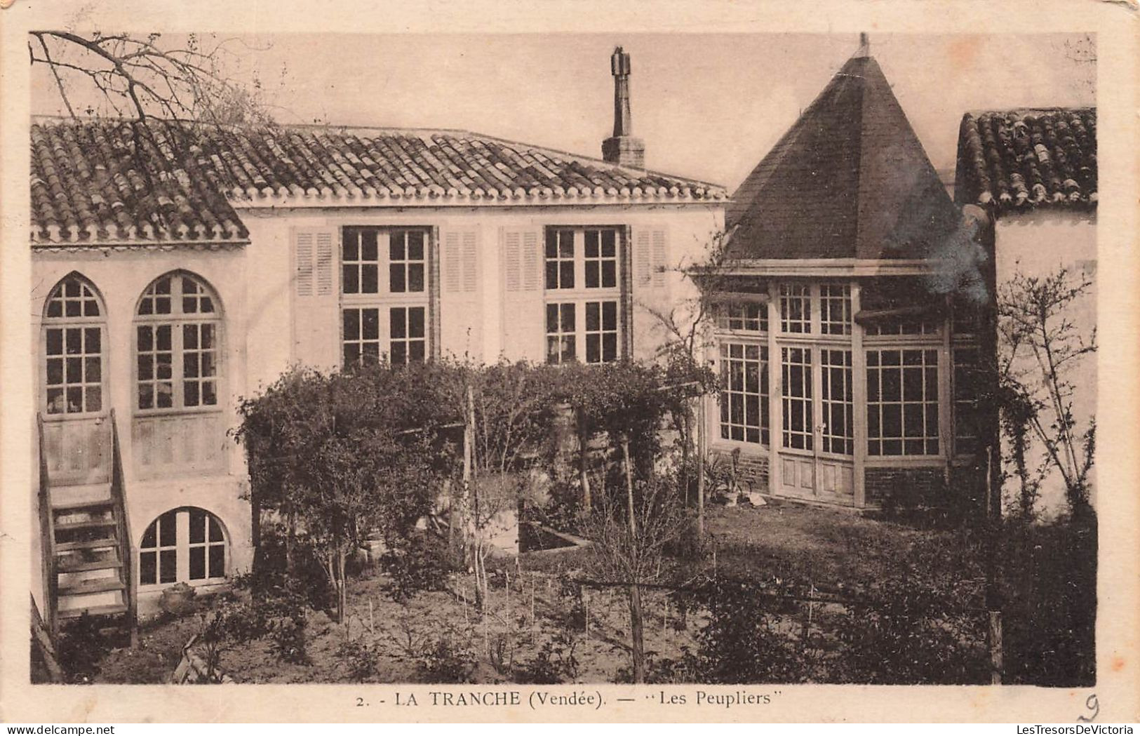 FRANCE - La Tranche - Vue Sur Les Peupliers Dans Le Jardin D'une Maison - Carte Postale Ancienne - La Tranche Sur Mer