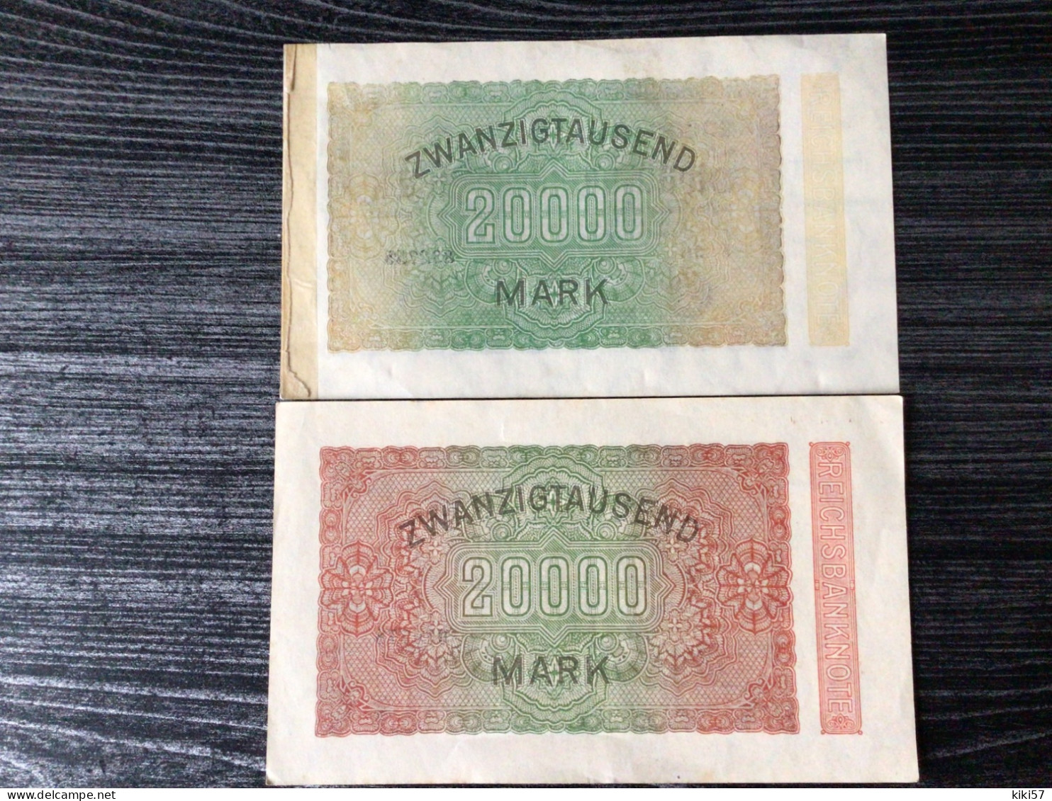 ALLEMAGNE Lot De 2 Billets De 20000 Marks 1923 Neufs - 20000 Mark