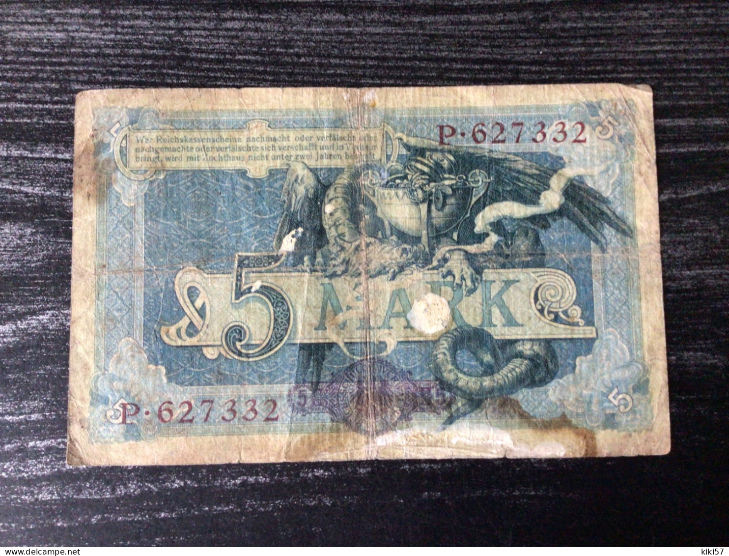 ALLEMAGNE Billet De 5 Mark 1904 - 5 Mark