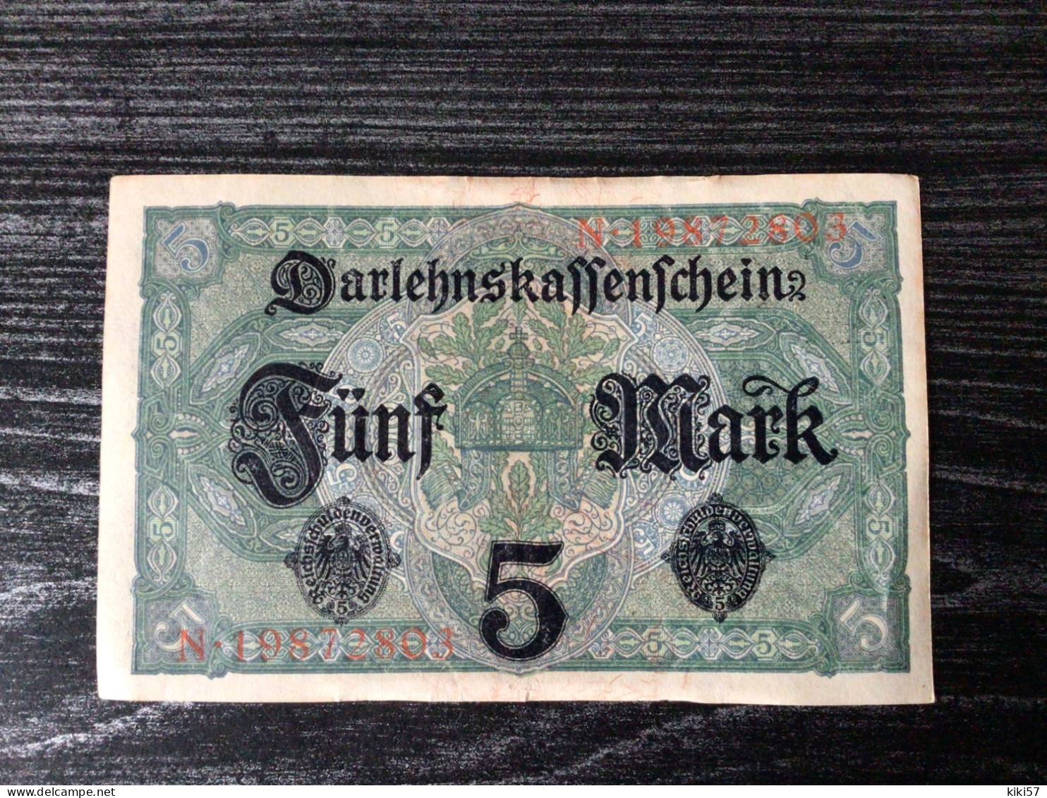 ALLEMAGNE Billet De 5 Mark 1917 Jamais Circulé - 5 Mark