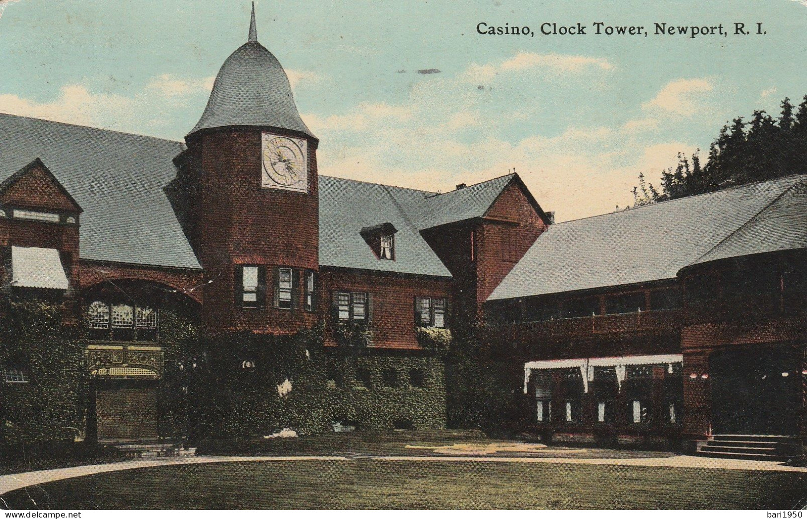 Casino, Clok Tower, Newport, R.I. - Newport