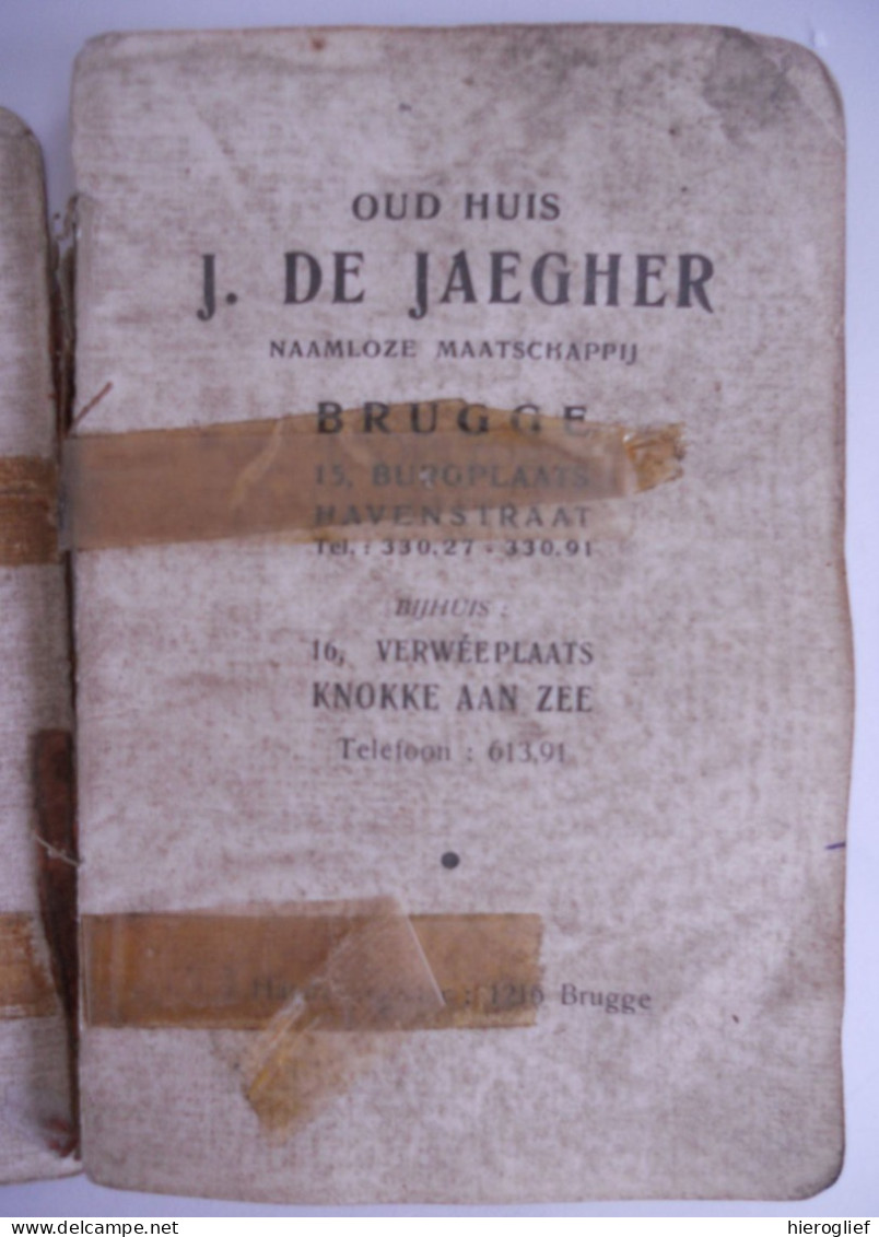 Oud Huis J. DE JAEGHER Brugge & Knokke Aan Zee - Portfolio Van Hun Assortiment / Aanbod Metaalwaren Beslag - Histoire