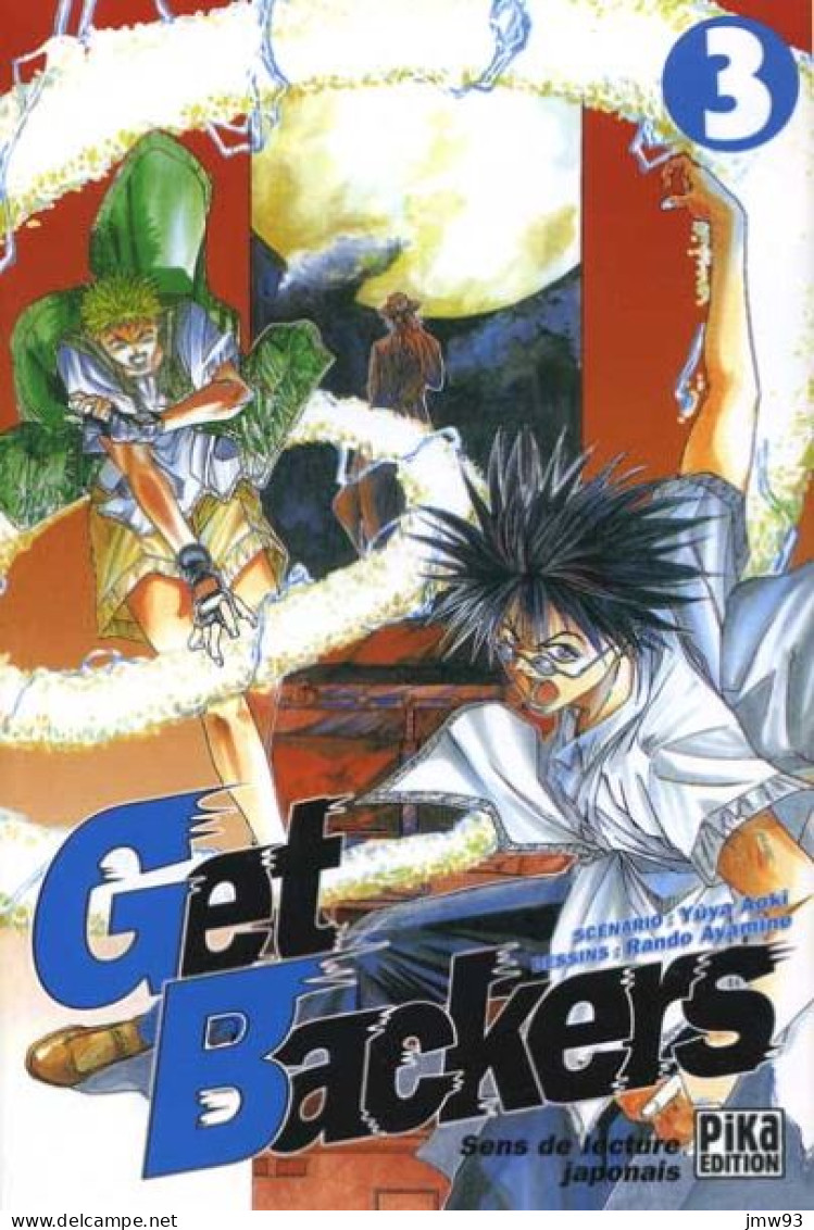Manga - Get Backers Tome 3 - Yûya Aoki - Rando Ayamine - Pika Edition - Mangas Versione Francese