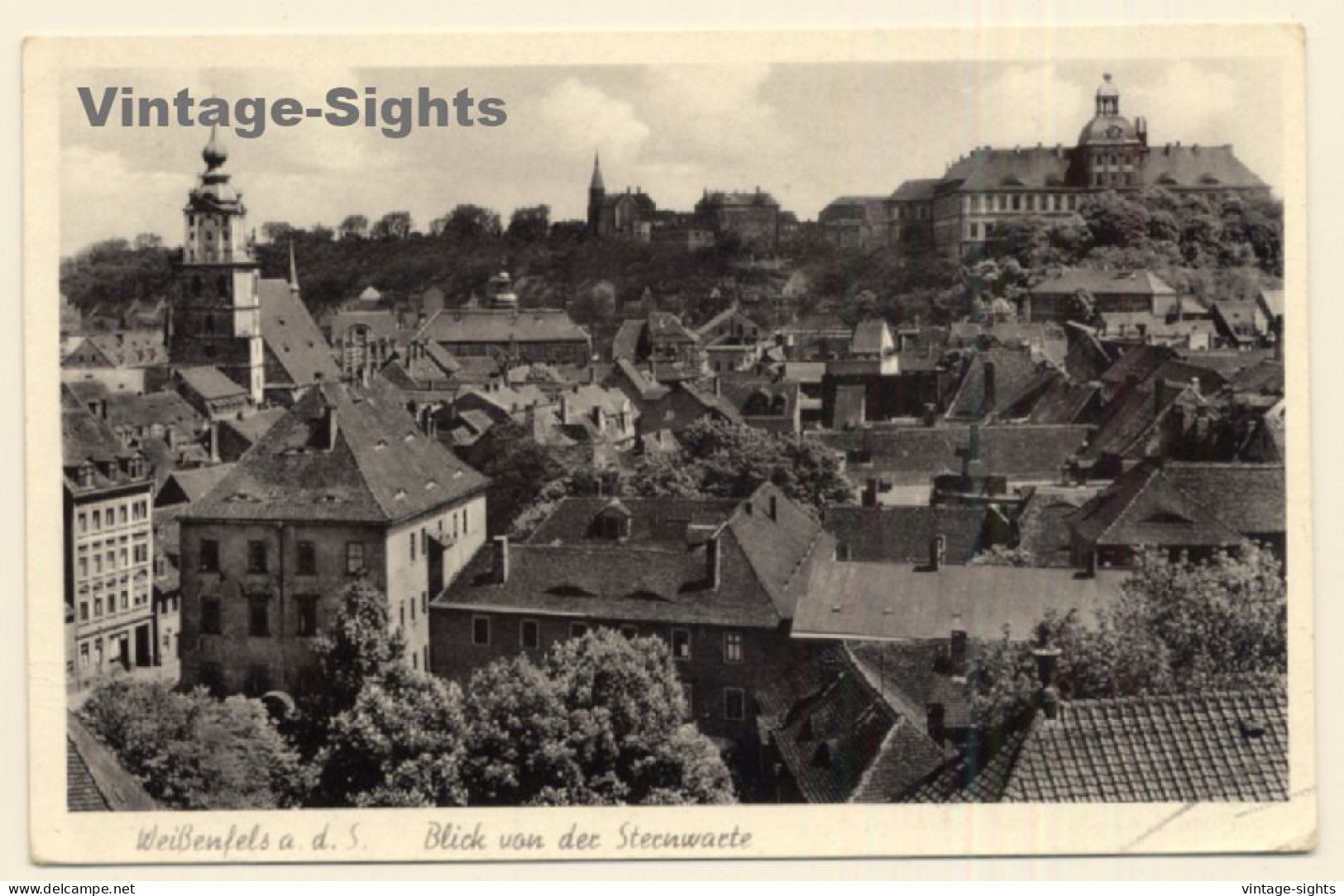 Weißenfels A.d. Saale: Blick Von Der Sternwarte (Vintage PC 1936) - Weissenfels