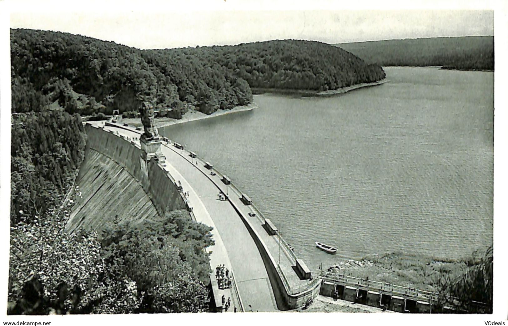 Belgique - Liège -  Gileppe (Barrage) - Le Barrage Et Le Lac - Publicité Chocolat Martougin - Gileppe (Stuwdam)