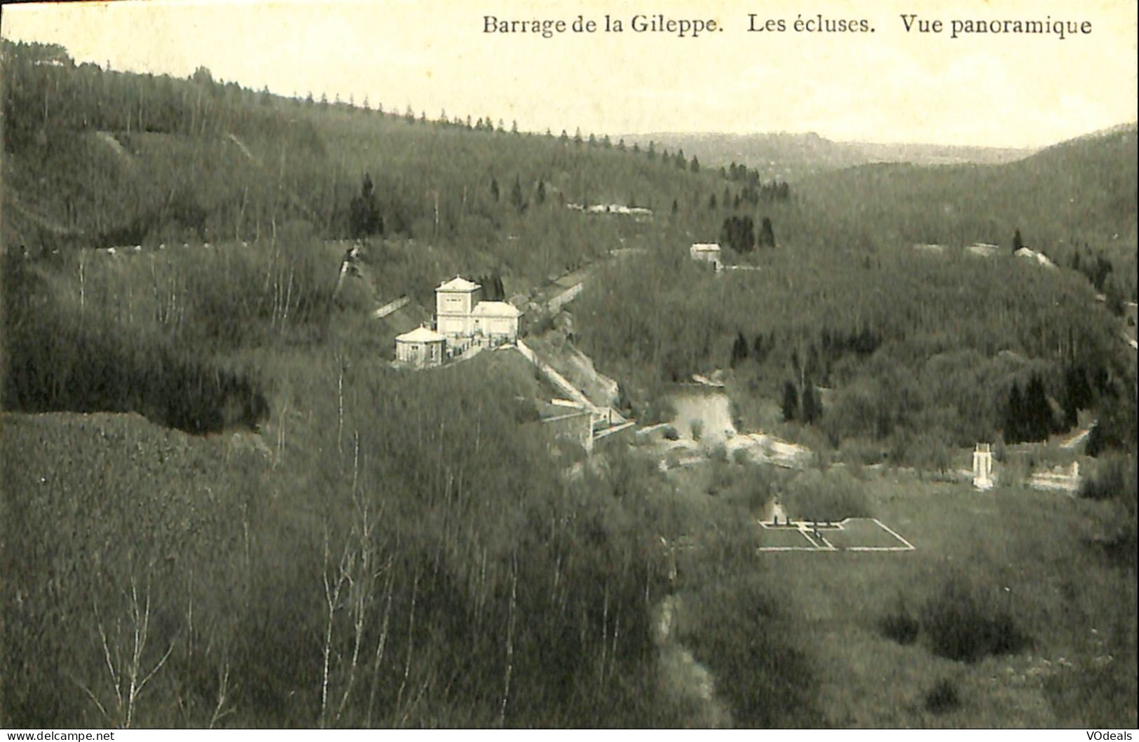 Belgique - Liège -  Gileppe (Barrage) - Barrage De La Gileppe - Les écluses - Vue Panoramique - Gileppe (Barrage)